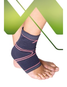 Tobillera elástica con silicona lateral