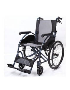 Silla de ruedas plegable de aluminio | Autopropulsable | rueda grande