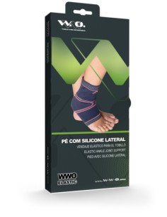 Tobillera elástica con silicona lateral 2