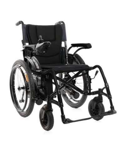 Silla de ruedas eléctrica plegable 2 en 1 super ligera Martinika Impulse | Negra o Naranja