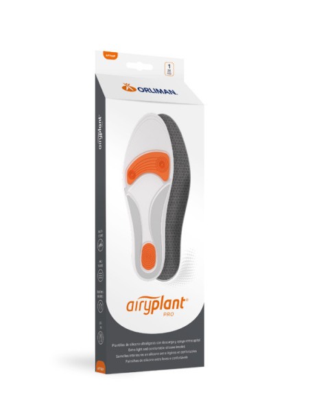 Plantillas de silicona ultraligera con descarga y apoyo retrocapital | PAR | Orliman