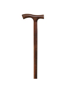 Muletilla de haya | Contera de goma | Marrón