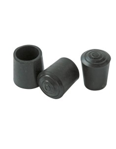 Contera de goma negra | para bastones y muletillas | diferentes medidas