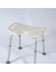 Taburete de ducha Bora | Blanco o gris