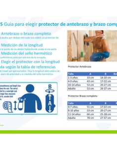 Protector para el agua | protector de antebrazo hasta el codo | Infantil Bloccs 2