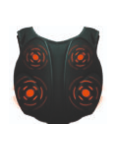 Masajeador de espalda y cuello | Mando a distancia multifunción