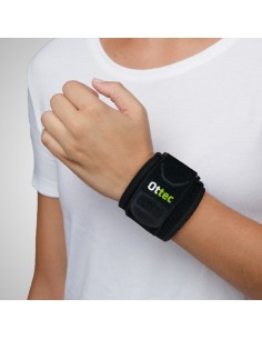 Muñequera ajustable | Elástica y transpirable con velcro | Talla única | MQ520 OTTEC