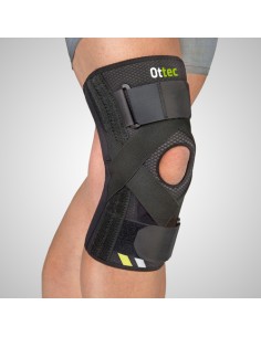 Rodillera estabilizadora de ligamentos cruzados | Varillas espirales laterales | Elástica y transpirable | RD561 OTTEC