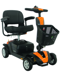 Scooter de 4 ruedas Traveller Plus | Desmontable | Blanco o Naranja | Batería 20 Ah 2