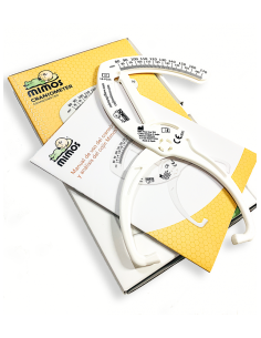 Craneómetro Mimos | Incluye una banda elástica de referencia y guía para la medición