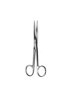 Tijera para cirugía de acero inoxidable | Recta 14 cm | Punta Aguda/Aguda | TALMED