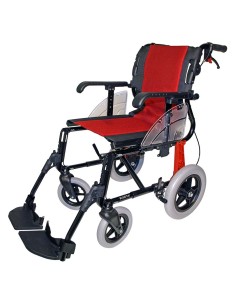 Silla de ruedas plegable con frenos de acompañante y... 2