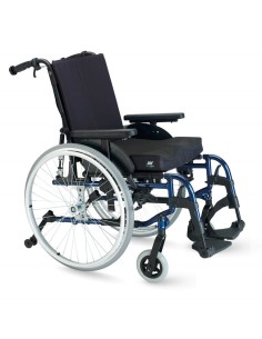 Silla de ruedas de aluminio plegable multiajustable |...