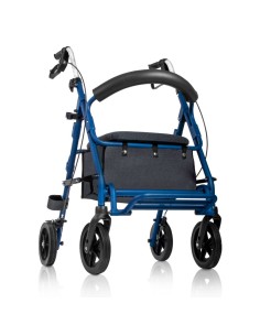 Andador con asiento, respaldo, cesta y reposapies |...