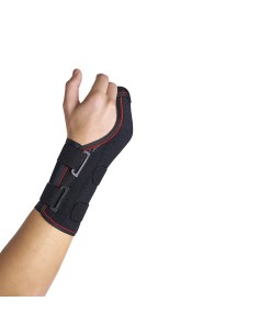 Muñequera semirrígida con férula palmar-dorsal, 4º y 5º...