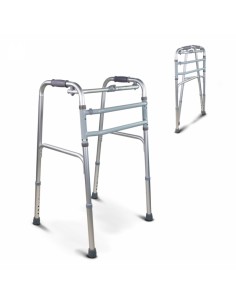 Andador Caminador de aluminio sin ruedas | Regulable y...