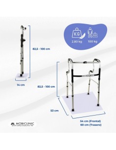 Andador caminador sin ruedas | Regulable en altura | con... 2