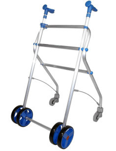 Andador de aluminio plegable y regulable Rollatino |...