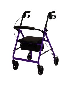 Andador de aluminio plegable y regulable con ruedas y...