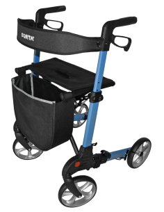 Andador aluminio plegable y regulable con cesta y...