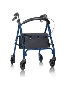 Andador de aluminio plegable y regulable con asiento,... 2