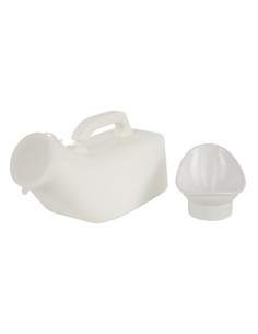 Orinal unisex portátil con tapa | Capacidad de 1L