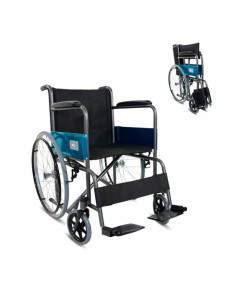 Silla de ruedas plegable de acero | Autopropulsable |...