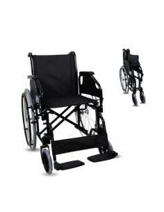 Silla de ruedas plegable de acero | Autopropulsable |...