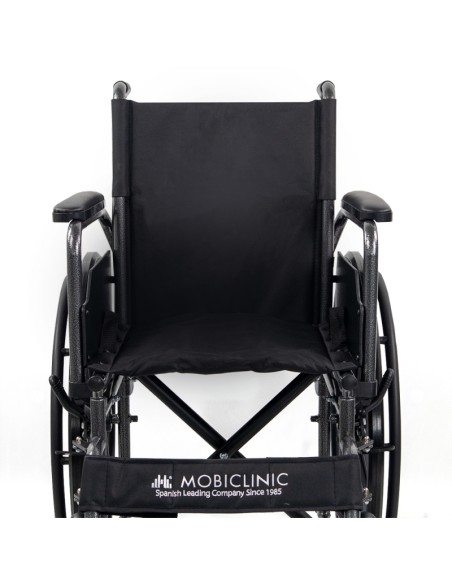 Silla de ruedas plegable de acero | Autopropulsable | Ruedas traseras extraíbles | Modelo S220 Sevilla