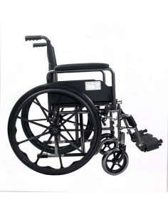 Silla de ruedas plegable de acero | Autopropulsable |... 2