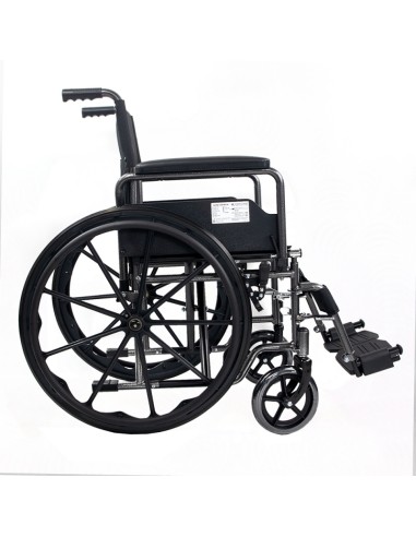 Silla de ruedas plegable de acero |...