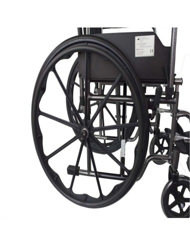 Silla de ruedas plegable de acero |...