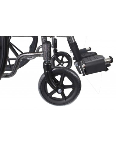 Silla de ruedas plegable de acero |...