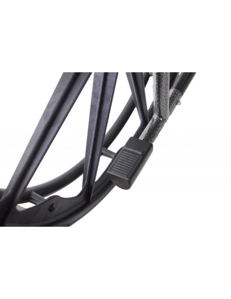 Silla de ruedas plegable de acero | Autopropulsable | Ruedas traseras extraíbles | Modelo S220 Sevilla