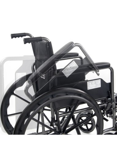 Silla de ruedas plegable de acero |...