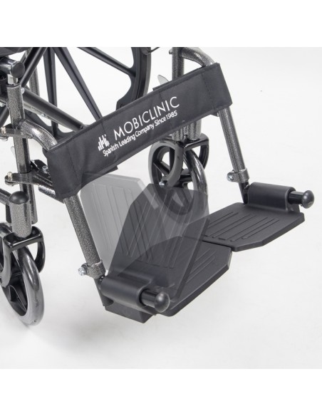 Silla de ruedas plegable de acero | Autopropulsable | Ruedas traseras extraíbles | Modelo S220 Sevilla