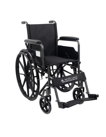 Silla de ruedas plegable de acero | Autopropulsable | Ruedas traseras extraíbles | Modelo S220 Sevilla