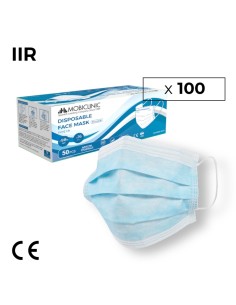 100 Mascarillas Quirúrgicas IIR | Caja de 100ud | 3 capas...