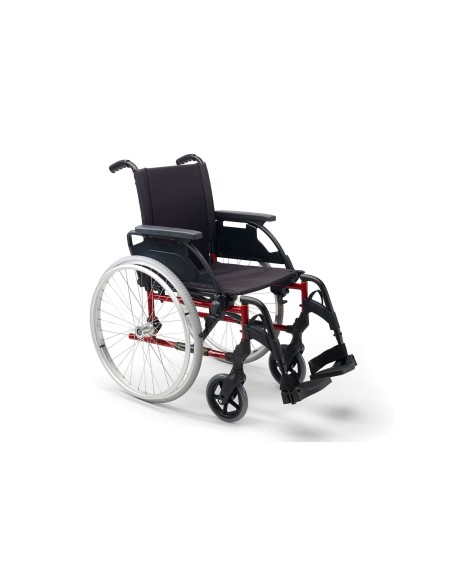 Silla de ruedas plegable Breezy Premium | autopropulsable (rueda grande)