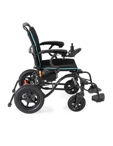 Silla de ruedas eléctrica plegable de reducidas...