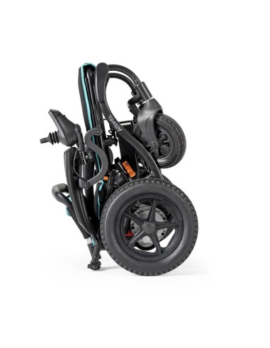 Silla de ruedas eléctrica plegable de reducidas...