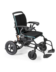 Silla de ruedas eléctrica plegable de reducidas...