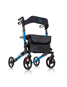 Andador de aluminio plegable y regulable con cesta de...