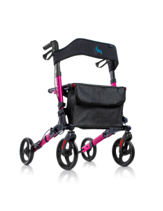 Andador de aluminio plegable y regulable con cesta de... 2