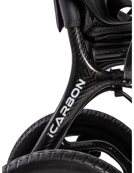 Silla de ruedas eléctrica plegable y ultraligera de fibra de carbono | iCARBON