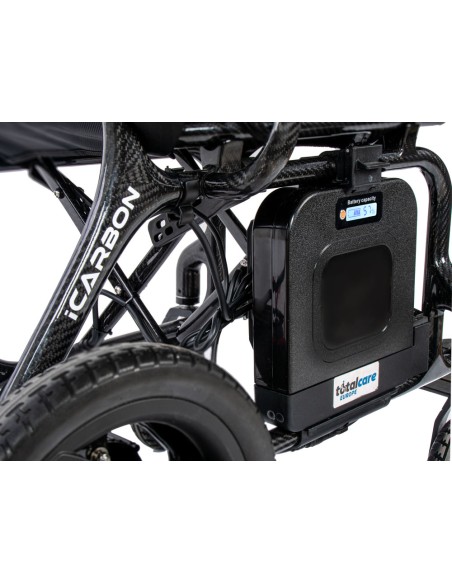 Silla de ruedas eléctrica plegable y ultraligera de fibra de carbono | iCARBON