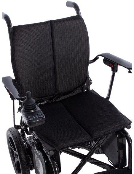 Silla de ruedas eléctrica plegable y ultraligera de fibra de carbono | iCARBON