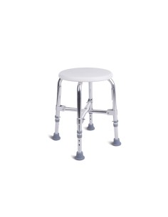 Taburete de ducha redondo | Regulable en altura |... 2