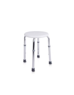 Taburete de ducha redondo | Regulable en altura |...