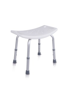 Banqueta de ducha con dos agarres | Regulable en altura |...